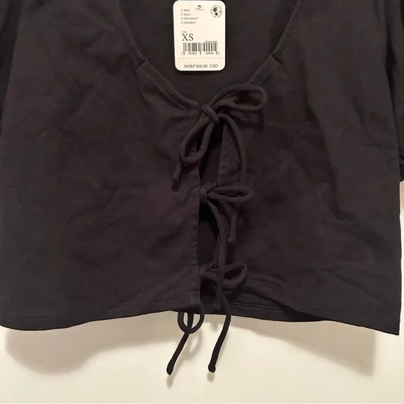 Free People Black Crop Top - Picture 6 of 6